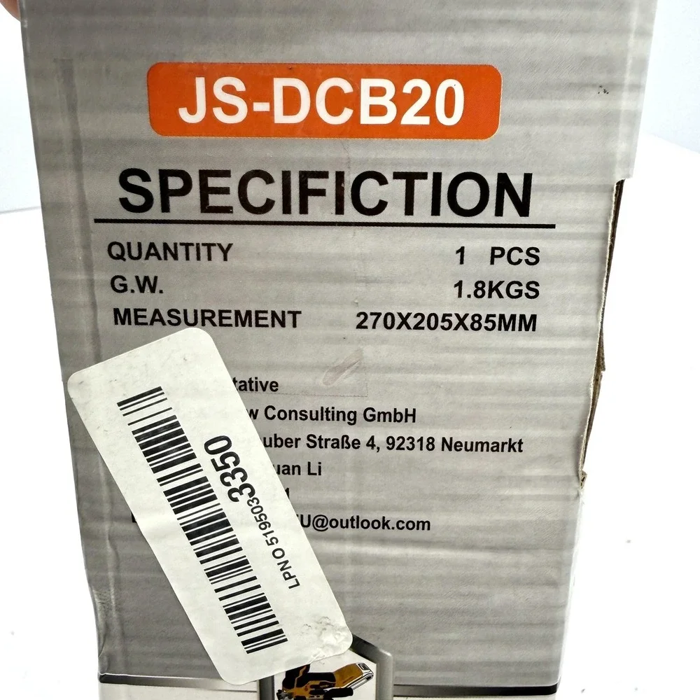 Mellif 20V Brushless Jig Saw JS-DCB20 Cordless Yellow Tool Only No Battery